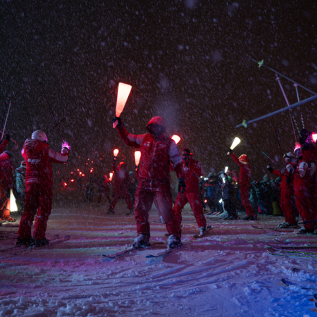 Nouvel an : ski show de l'ESF, descente aux flambeaux et grand feu d'artifice_Les Orres