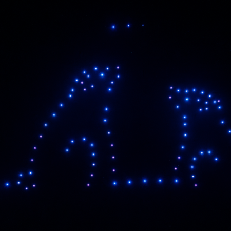 Spectacle de drones_Les Orres - Spectacle de drones_Les Orres