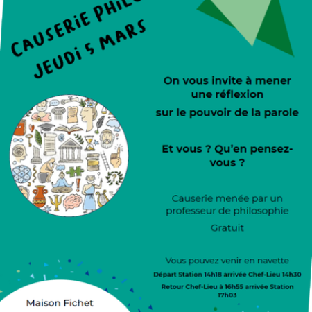 Causerie philo : Le pouvoir de la parole_Les Orres - Causerie philo : Le pouvoir de la parole_Les Orres