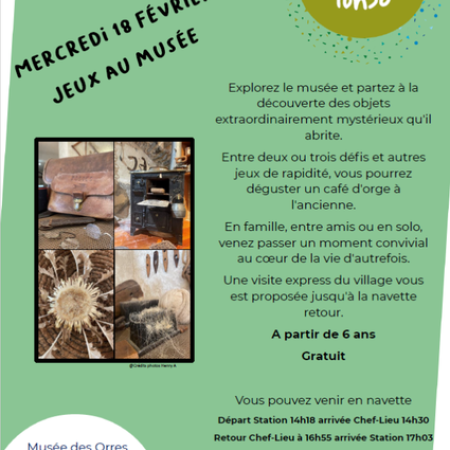 Jeux au Musée des Orres_Les Orres - Jeux au Musée des Orres_Les Orres