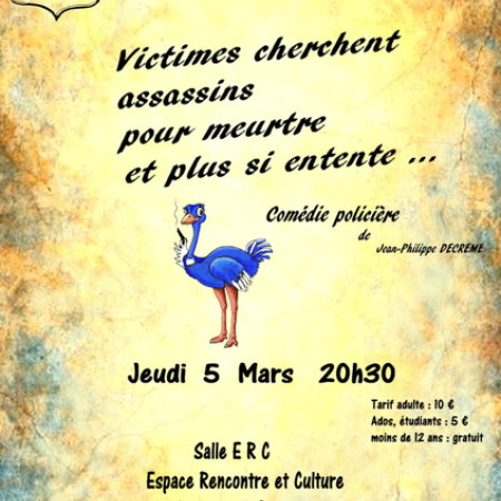 Comédie policière : "Victimes cherchent assassins pour meurtre et plus si entente..."_Les Orres - Comédie policière : "Victimes cherchent assassins pour meurtre et plus si entente..."_Les Orres