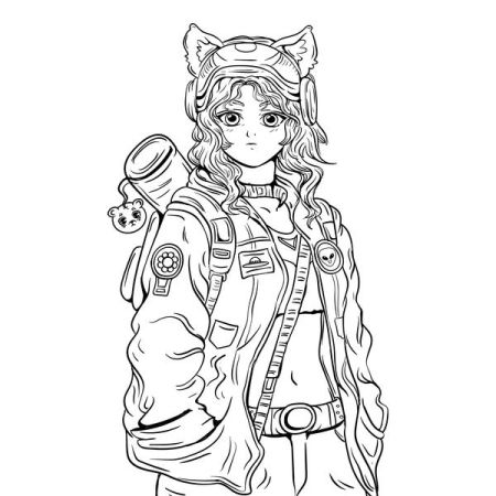 Dessine un personnage de Manga_Les Orres - Dessine un personnage de Manga_Les Orres