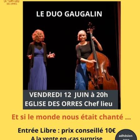 Concert : Le duo Gaugalin_Les Orres - Concert : Le duo Gaugalin_Les Orres