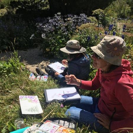 Atelier d’aquarelle naturaliste en extérieur_Les Orres - Atelier d’aquarelle naturaliste en extérieur_Les Orres