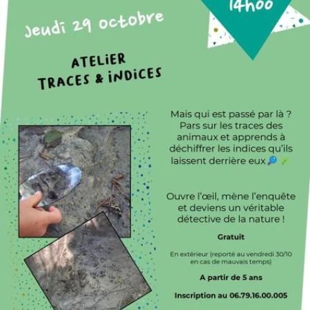 Atelier Traces et indices_Les Orres - Atelier Traces et indices_Les Orres