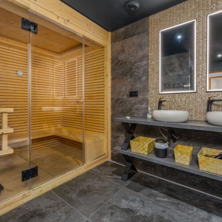 salle d'eau bas sauna