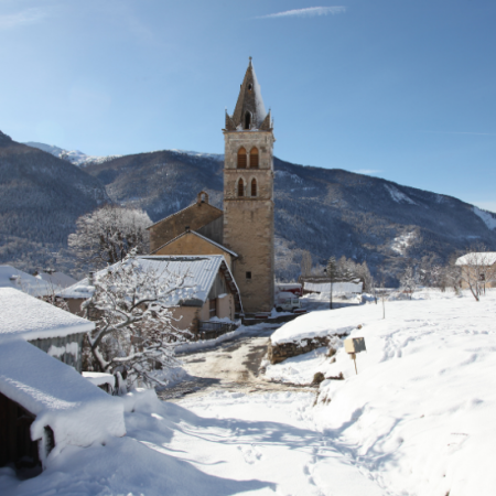 Patrimoine les Orres en hiver
