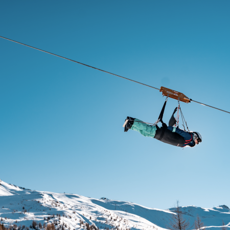 Speedline tyrolienne Géante les Orres