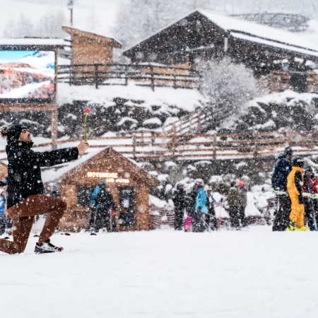 Chute de neige Les Orres
