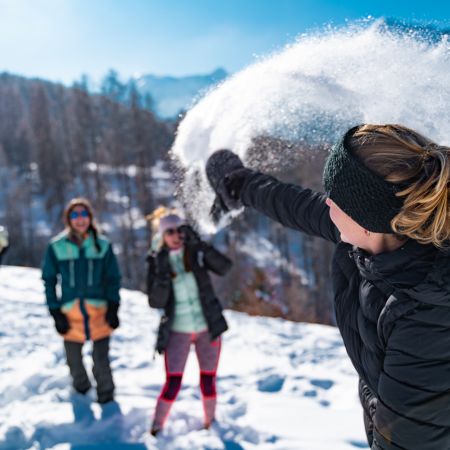 Activité en famille animations neige