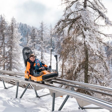 Luge sur rail les Orres
