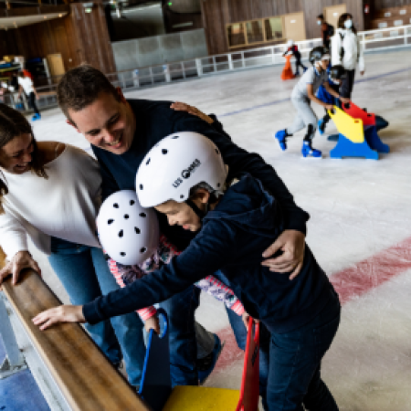 Patinoire les Orres en famille, Alpes du sud