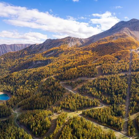 Randonnée montagne en automne Les Orres, Hautes-Alpes