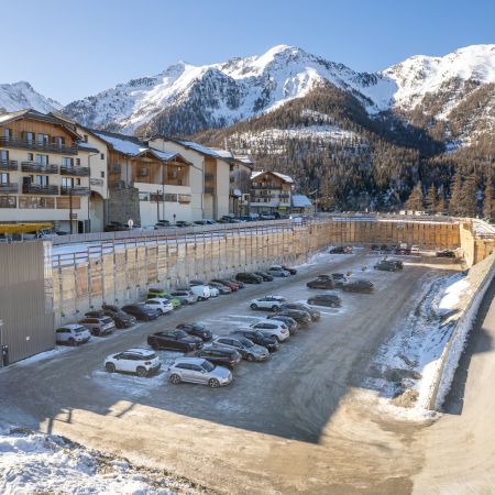 Parking temporaire Les Orres 1800