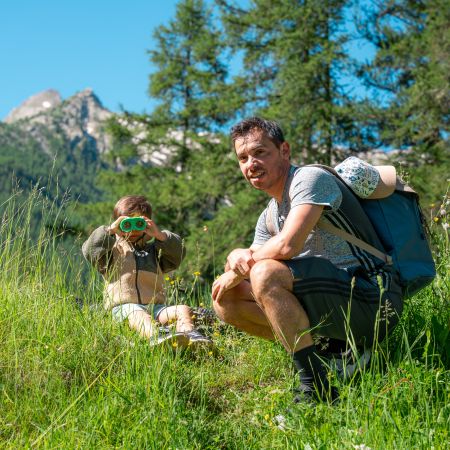 Vacances d'été à la montagne en famille, station des Orres, Alpes du sud