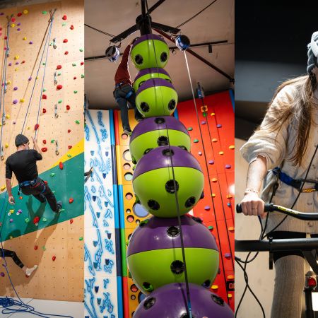 Pole sport innovation activités indoor escalade musculation simulateurs Les Orres, Alpes du sud
