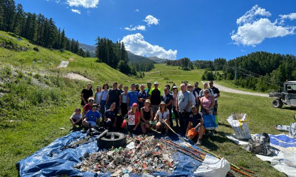 124kg de déchets récoltés lors d'une matinée nettoyage aux Orres